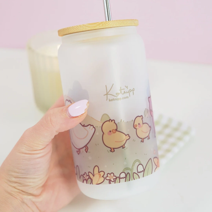 Spring Ducks & Daffodils: Charming Spring Ducks and Friends 16 Oz Frosted Tumbler Springtime Drinkware - Etsy UK