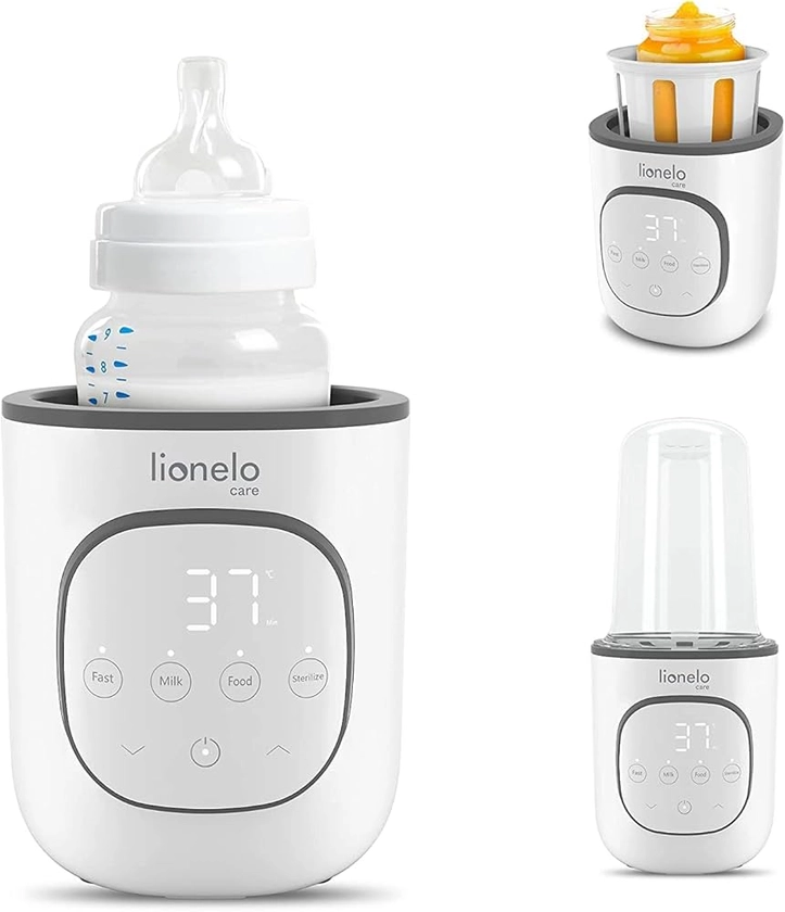 LIONELO Thermup 2.0 Flessenwarmer 5in1, Verwarming van vloeistoffen en eten, Sterilseren en ontdooien, BPA-FREE, Overhittingsbeveiliging, Thermostaat, Automatische uitschakeling bij watertekort : Amazon.nl: Babyproducten