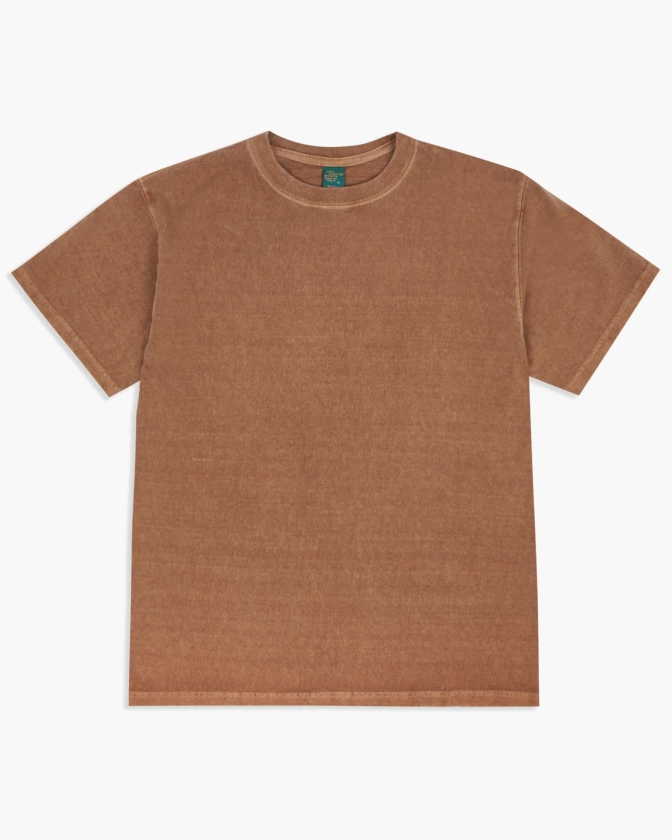 Good On S/S Crew Tee - Pigment Dyed Mocha