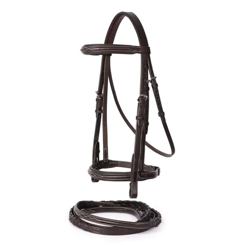 Perri’s® Professional Fancy-Stitched Leather Bridle | Dover Saddlery