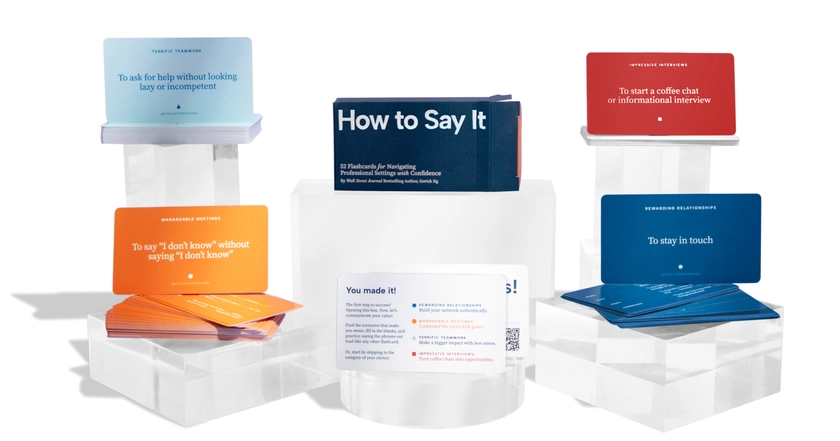 How to Say It: 52 Flashcards for Navigating Professional Settings with Confidence
