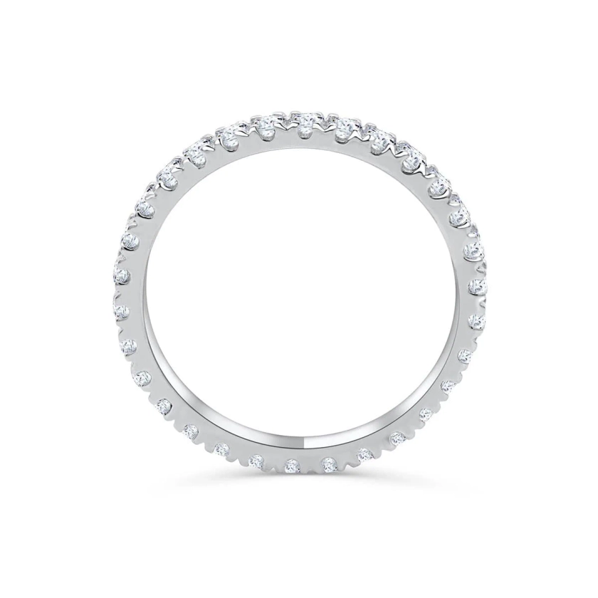 The Eternity Silver Ring - Modern Gents 