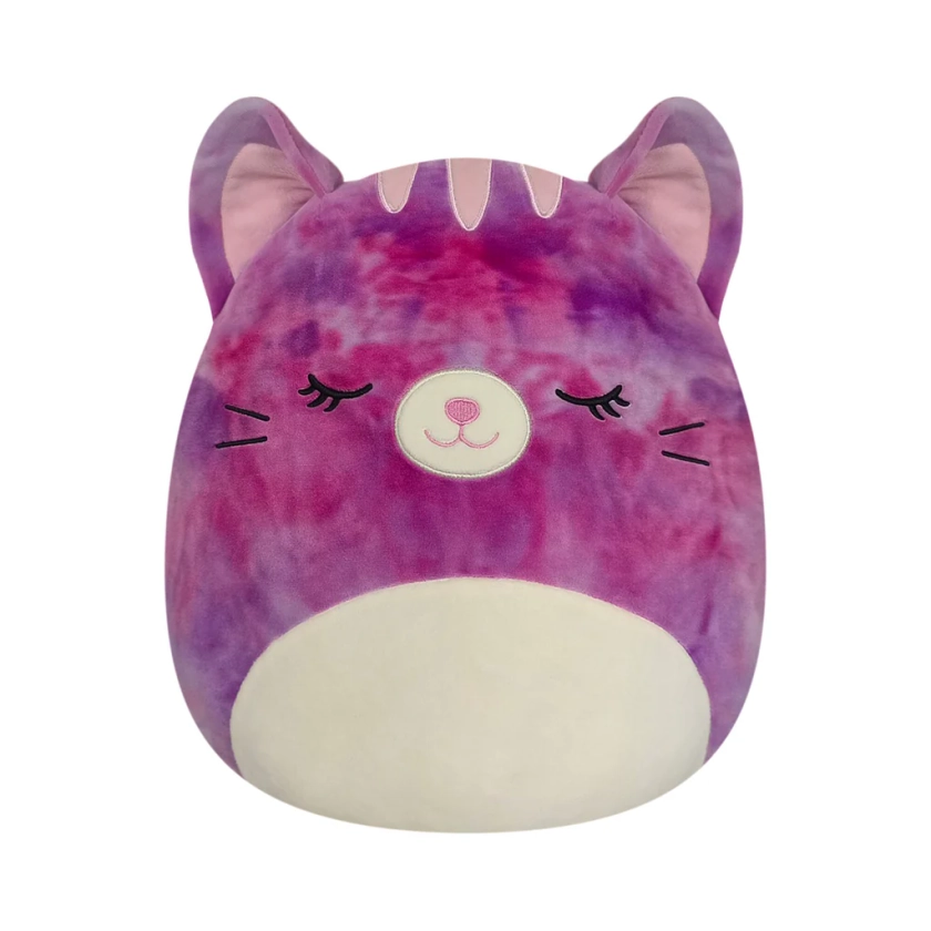 14-Inch Caeli the Purple Tie-Dye Tabby Cat