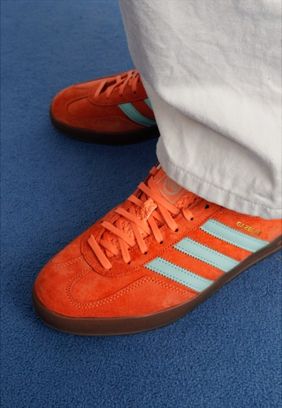 adidas Originals GAZELLE INDOOR UNISEX - Sneakers - easy orange/clear mint/orange - Zalando.dk