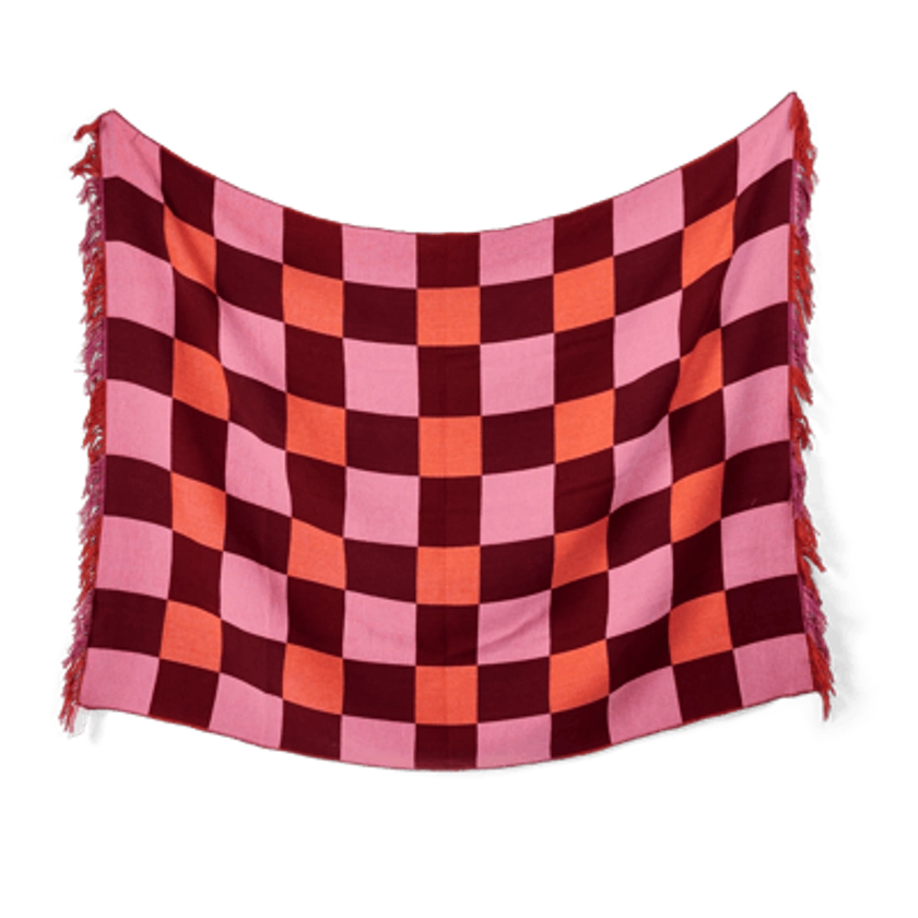 DIAZ Plaid multicolore Larg. 130 x Long. 170 cm | CASA