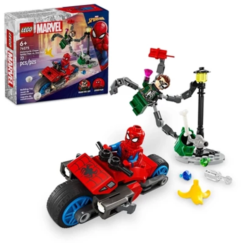 LEGO Marvel Motorcycle Chase: Spider-Man vs. Doc Ock 76275