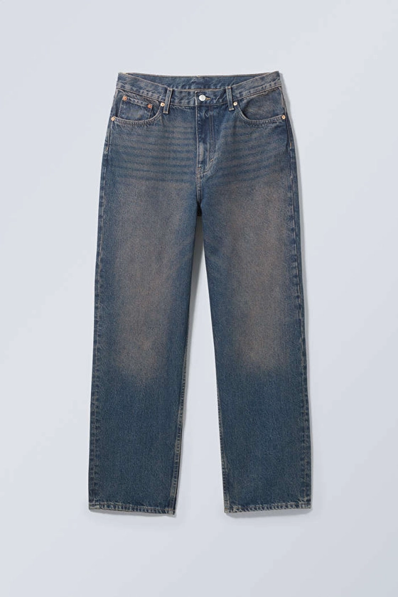 Galaxy Loose Straight Jeans - 90s blue - Weekday GB