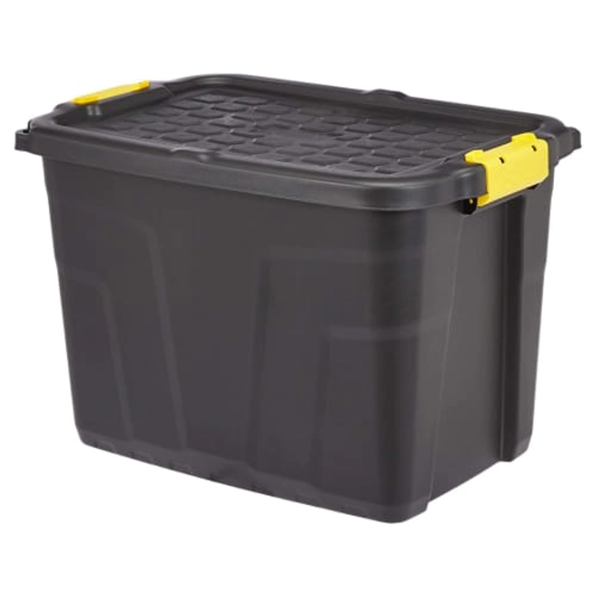 Strata Heavy Duty Storage Box with Lid - 60L | Wickes.co.uk