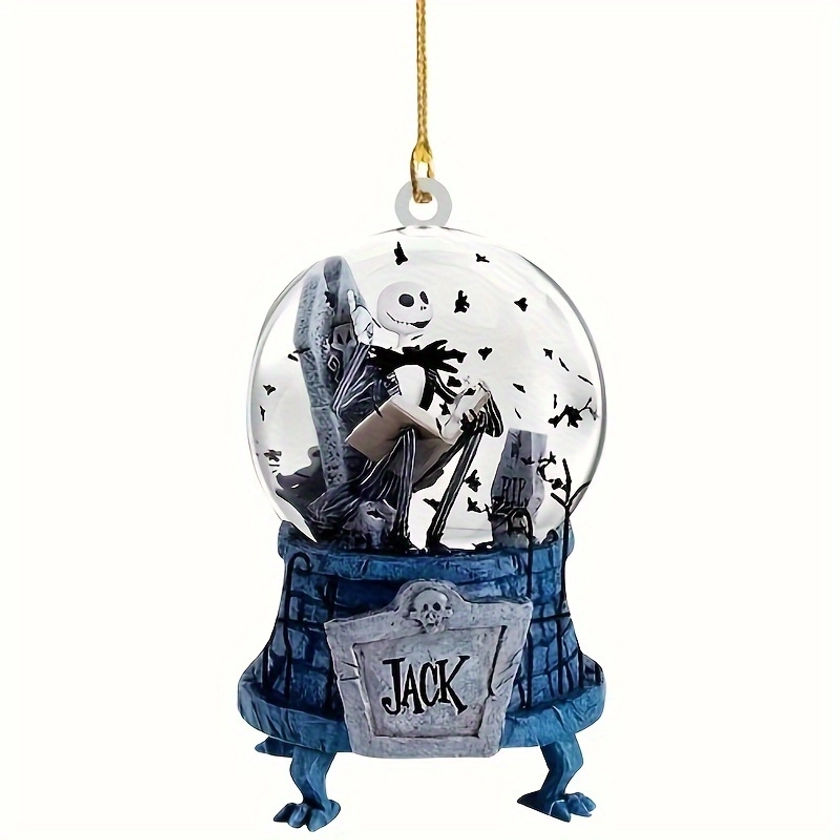 1pc *&#39;S Nightmare Before Christmas Acrylic Ornament - * &amp; Witch City Long Puppet Decoration For Parties And Events