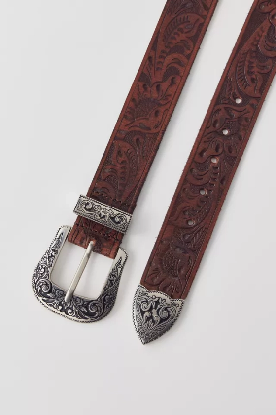 Stamped Jessie Western Belt