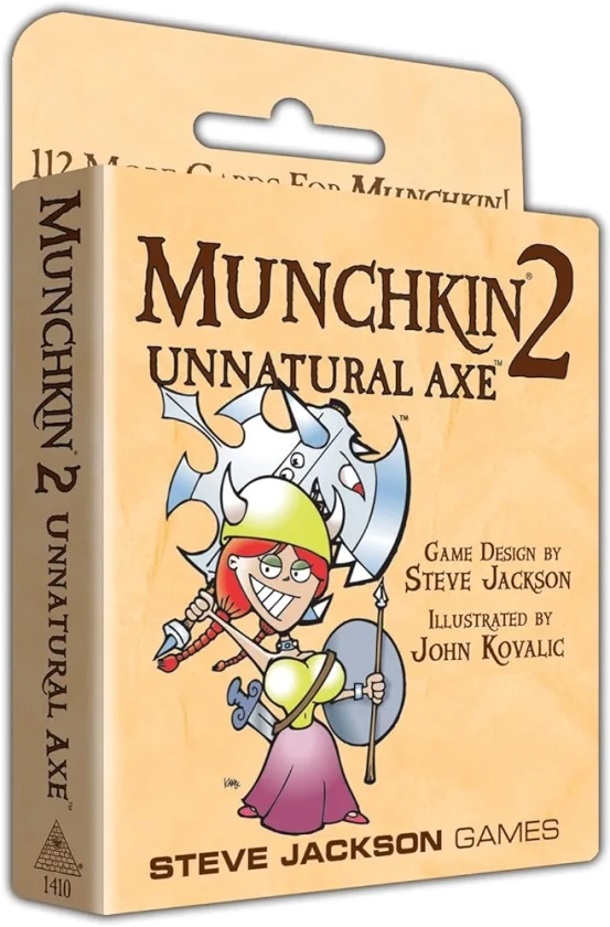 Steve Jackson Games - Munchkin: Expansion 2 Unnatural Axe - Board Game