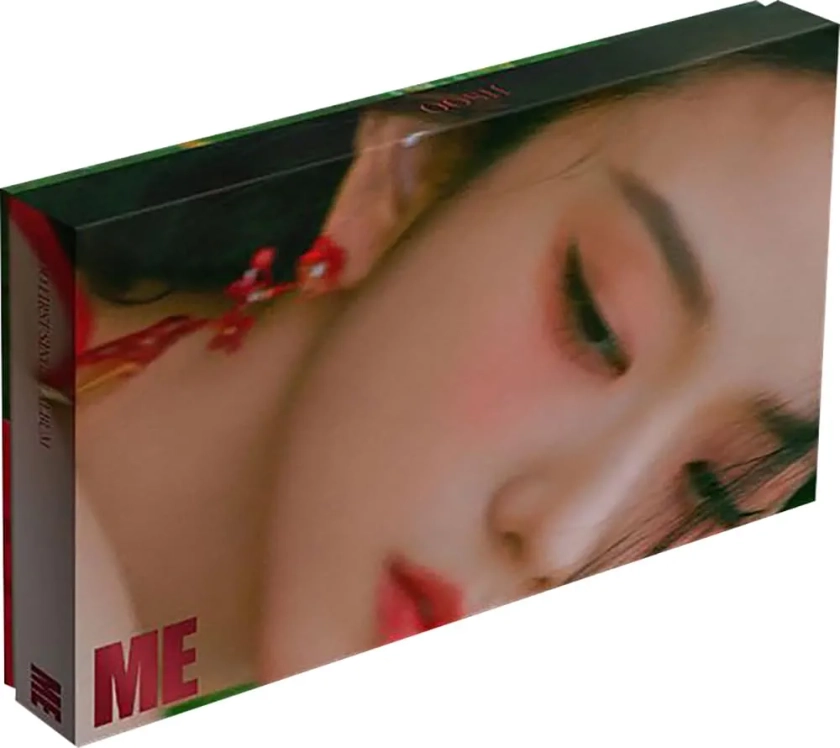 BLACKPINK - JISOO ME [Red Ver] First Single Solo Album CD+Photobook+Random Polaroid+Random Selfie Photocard+Lyrics Paper+Bookmark+Package Box+(Extra BLACKPINK 5 Photocards+Pocket Mirror)