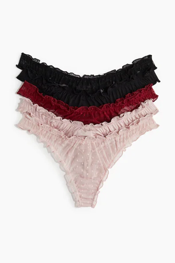 Lot de 5 culottes Thong