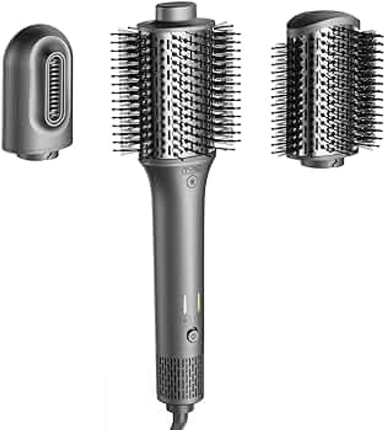 Hair Blow Dryer Brush Volumizer - TYMO 3 in 1 Round Hot Air Brush, 2024 High-Speed Blow Out Brush Plus 2.0, Ceramic One Step Volumizer Styler & Straightener for Women, 200M Negative Ion, Fast Dry