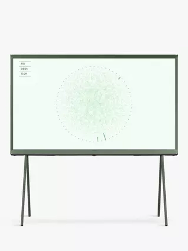 Samsung The Serif (2024) QLED HDR 4K Ultra HD Smart TV, 43 inch with TVPlus & Bouroullec Brothers Design, Ivy Green