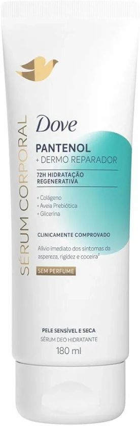 Sérum Corporal Dove Pantenol + Dermo Reparador Sem Perfume (180ml) | Amazon.com.br