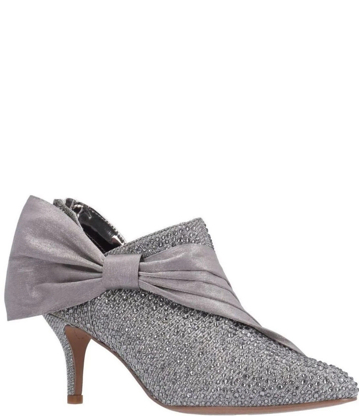 J. Renee Elettra Rhinestone Satin Side Bow Shooties | Dillard's