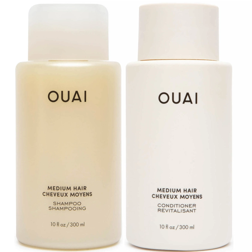 OUAI Medium Hair Shampoo and Medium Hair Conditioner Bundle | CultBeauty