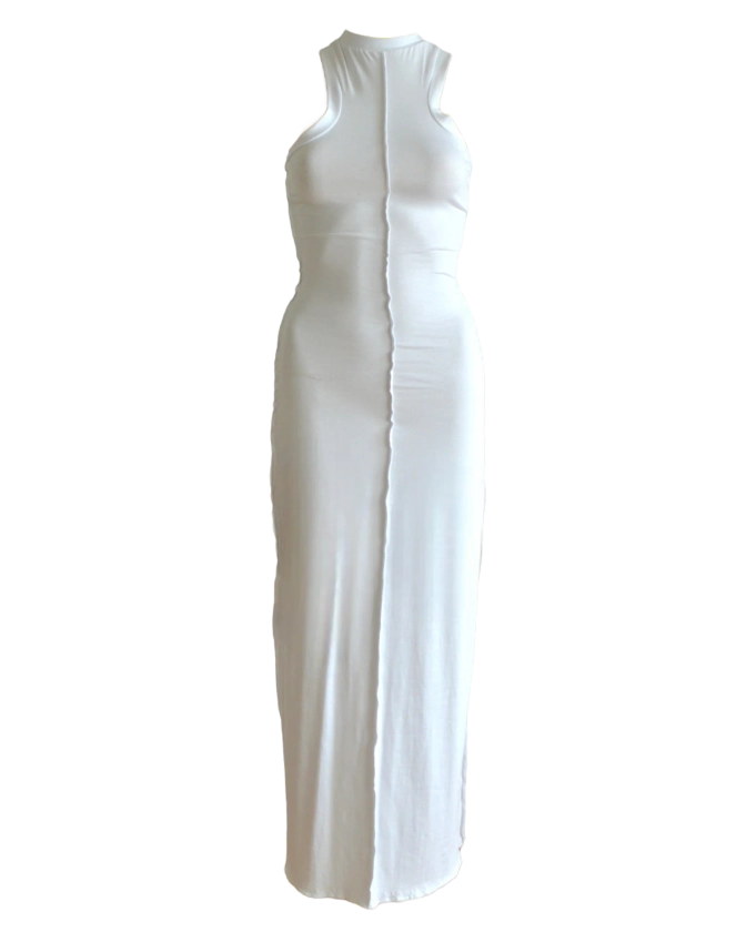 Tanktop Maxi Dress in White