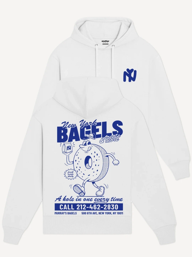 New York Bagel Organic Hoodie