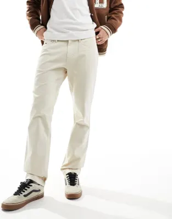 Tommy Jeans - Ryan - Pantalon teint - Blanc cassé | ASOS