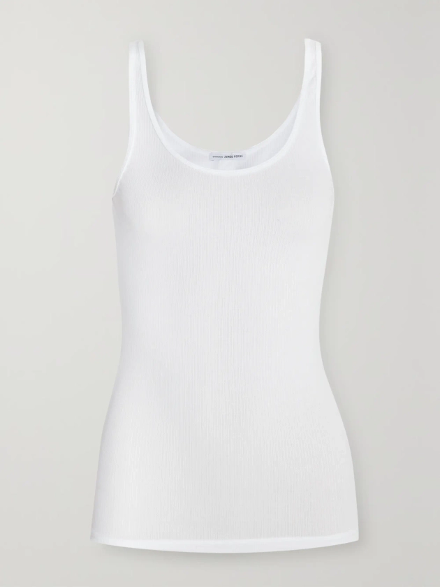 JAMES PERSE The Daily ribbed stretch-cotton tank | NET-A-PORTER