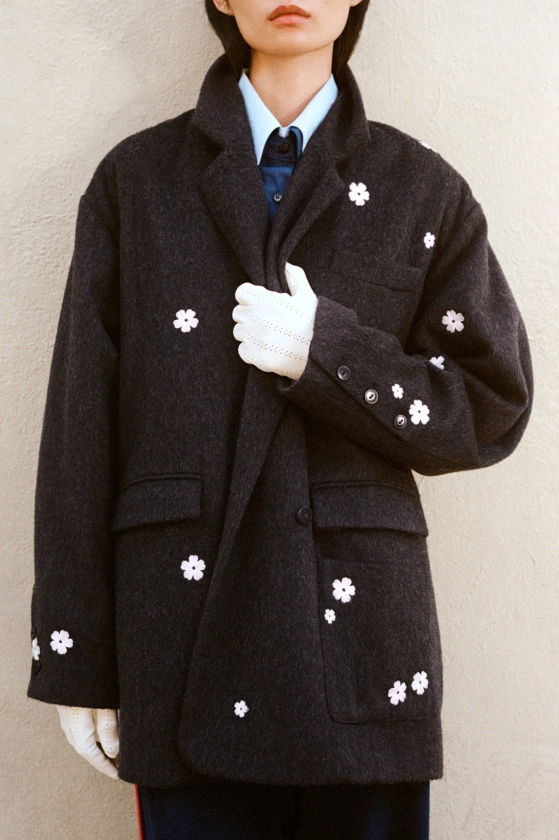 Wool Flower Jacket Java Cordera