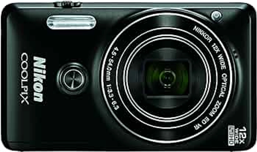 Nikon COOLPIX S6900 Digital Camera with 12x Optical Zoom and Built-In Wi-Fi (Black)