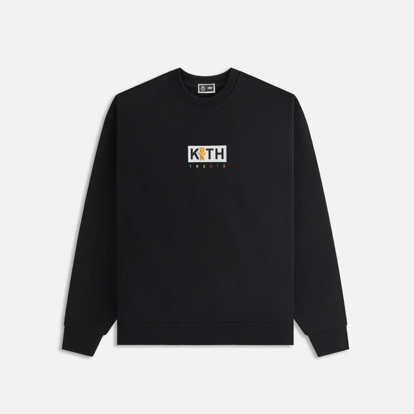 Kith Treats for SOUR PATCH KIDS® Classic Logo Nelson Crewneck - Black