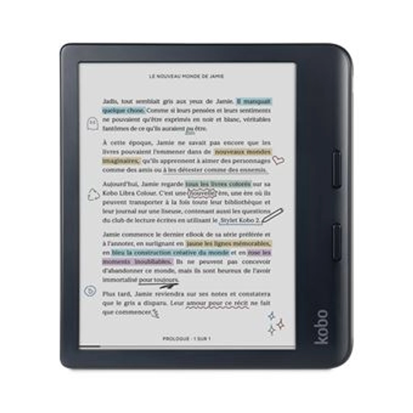 Liseuse numérique Kobo by Fnac Libra Colour 7" 32 Go Noir