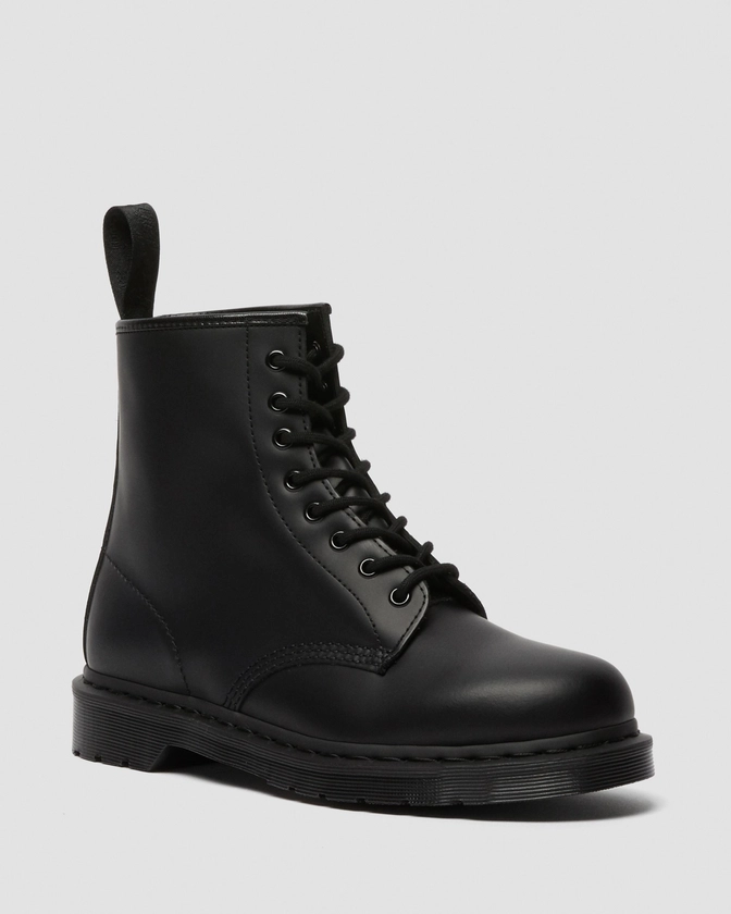 1460 Mono Smooth Leather Lace Up Boots in Black | Dr. Martens