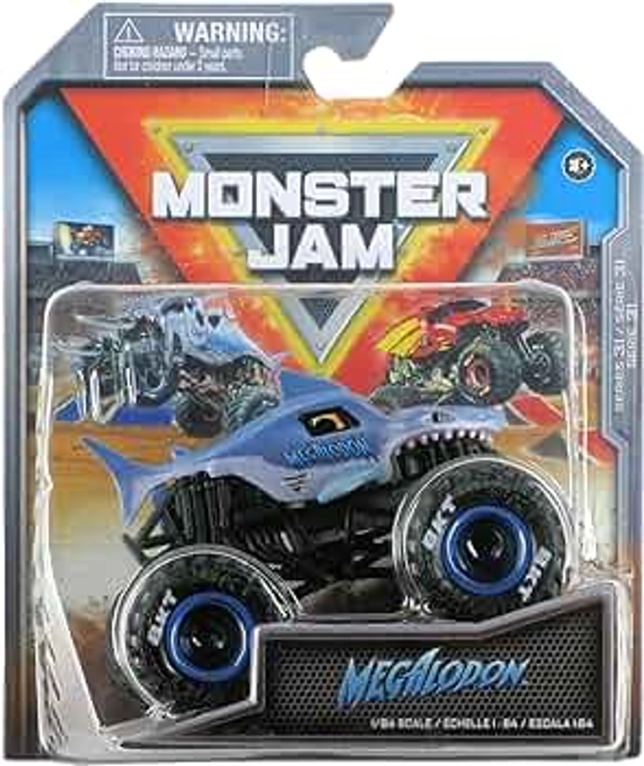 Monster Jam 2023 Spin Master 1:64 Diecast Truck Series 31 Legacy Trucks Megalodon