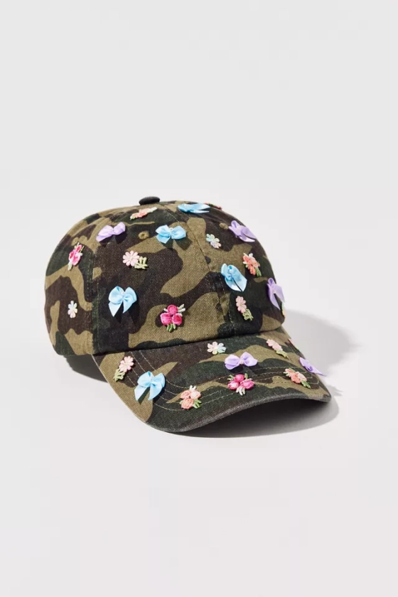 Camo Bow Baseball Hat