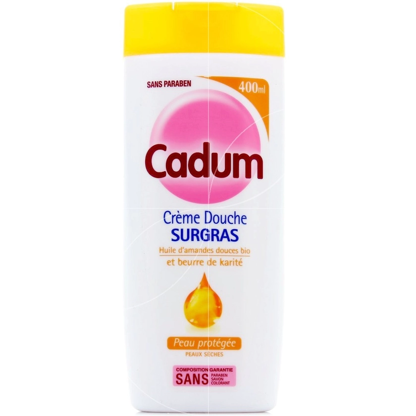 Cadum - Crème Douche Surgras au Beurre de karité - 400 ml--