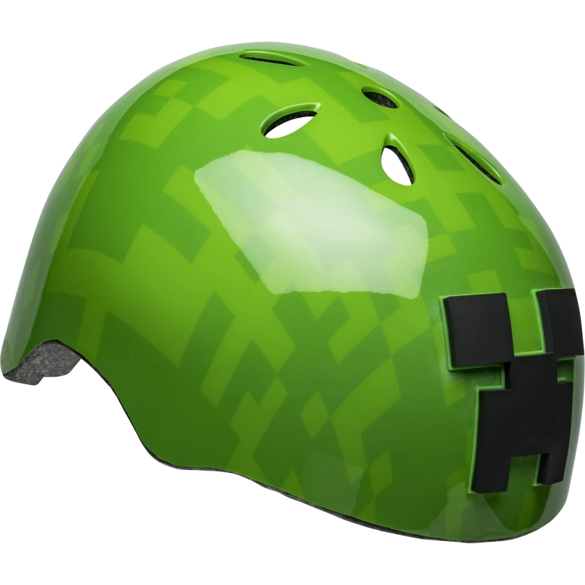 Minecraft 3D Creeper Face Bike Helmet, Youth 8+ (54-58 cm) - Walmart.com