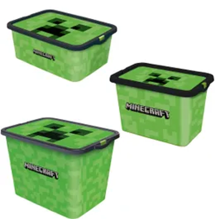 Minecraft Storage Boxes 7L.13L.23L Bundle