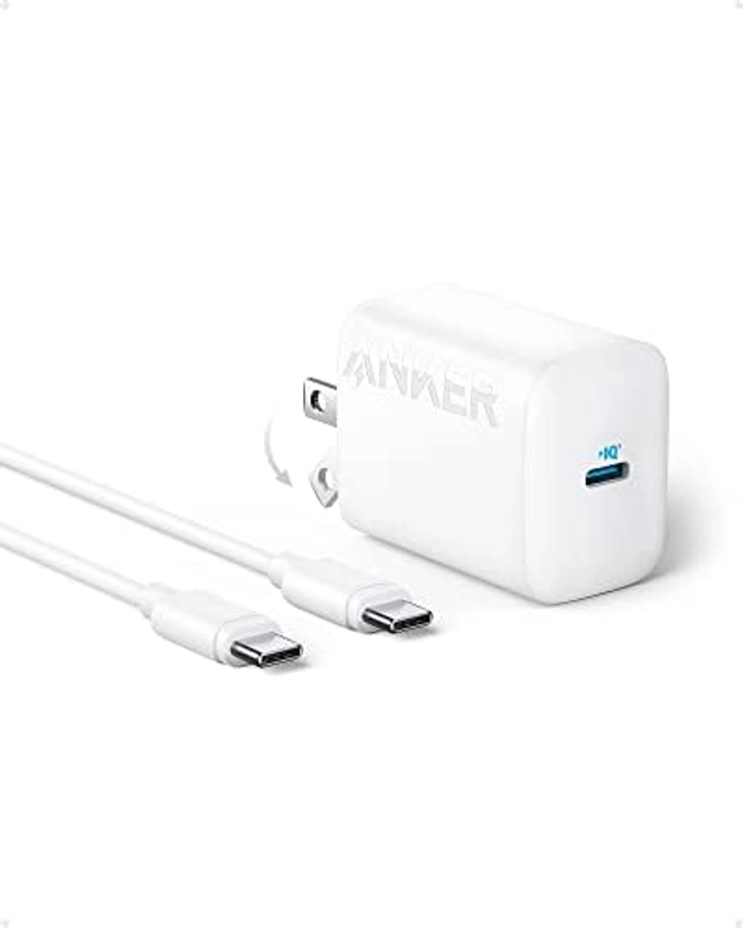 Chargeur USB-C 30 W, chargeur Anker 312 avec design compact et pliable, charge rapide haute vitesse pour iPhone 14/13/12, Samsung S23, MacBook Air, iPad Pro, et plus (câble de 1,5 m inclus) : Amazon.ca: Électronique