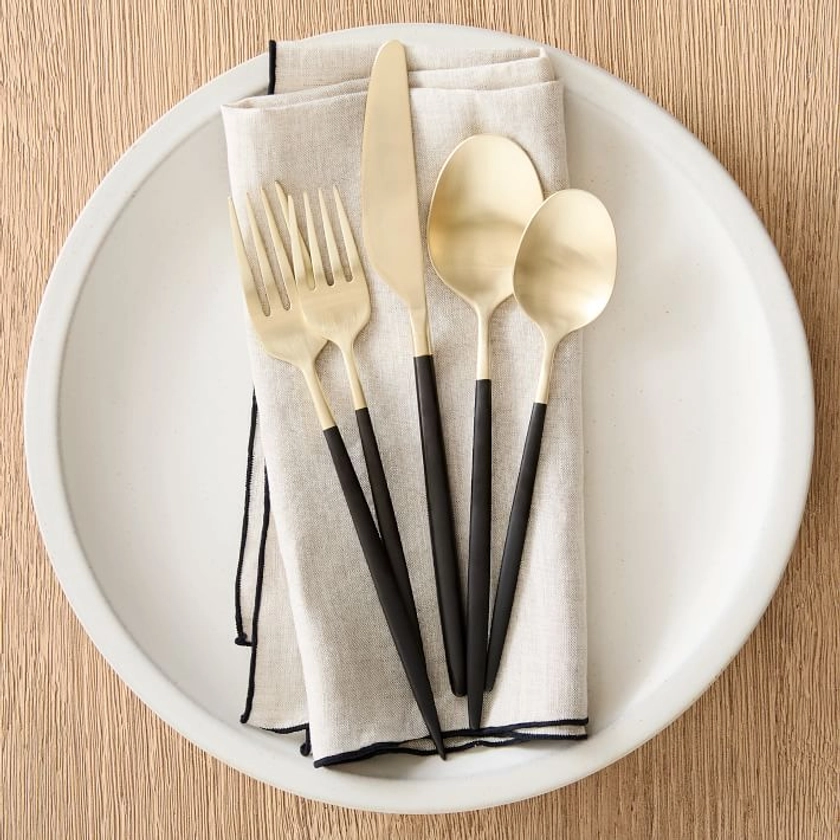 Gaze Satin Stainless Steel Flatware Sets