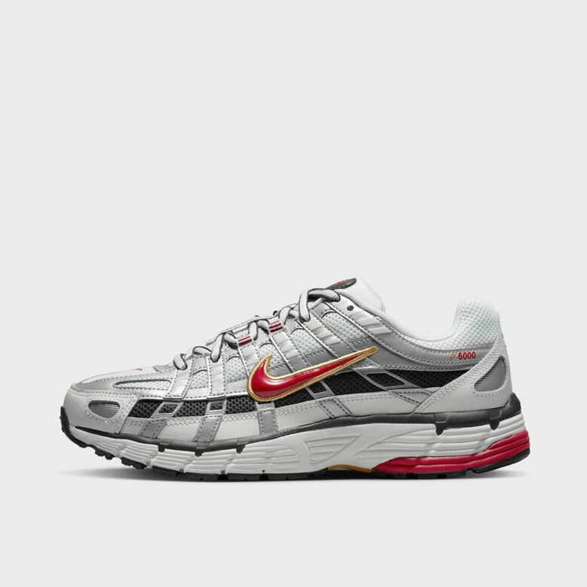 NIKE WMNS P-6000 white/varsity red/mtlc platinum Fashion sneakers bestellen bij SNIPES