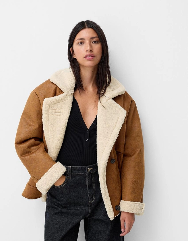 Manteau 3/4 double face - Femme