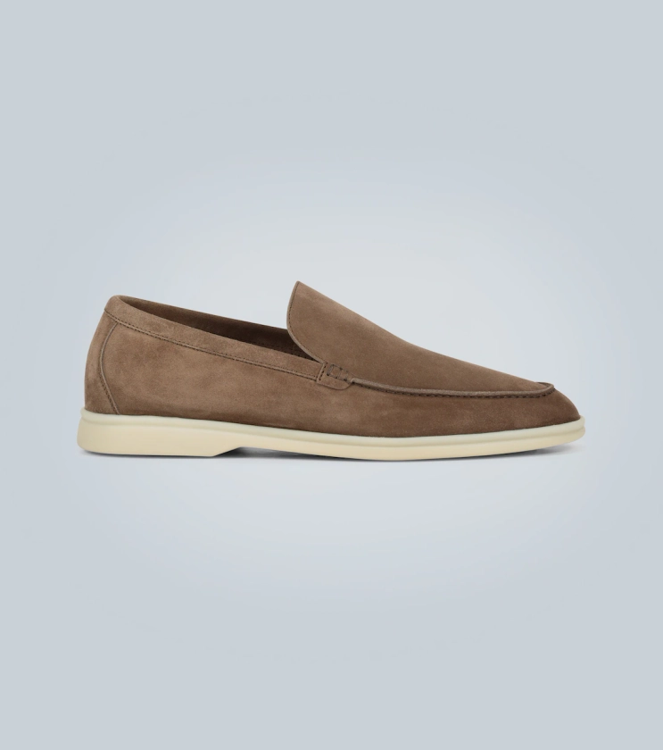 Summer Walk suede loafers in brown - Loro Piana | Mytheresa