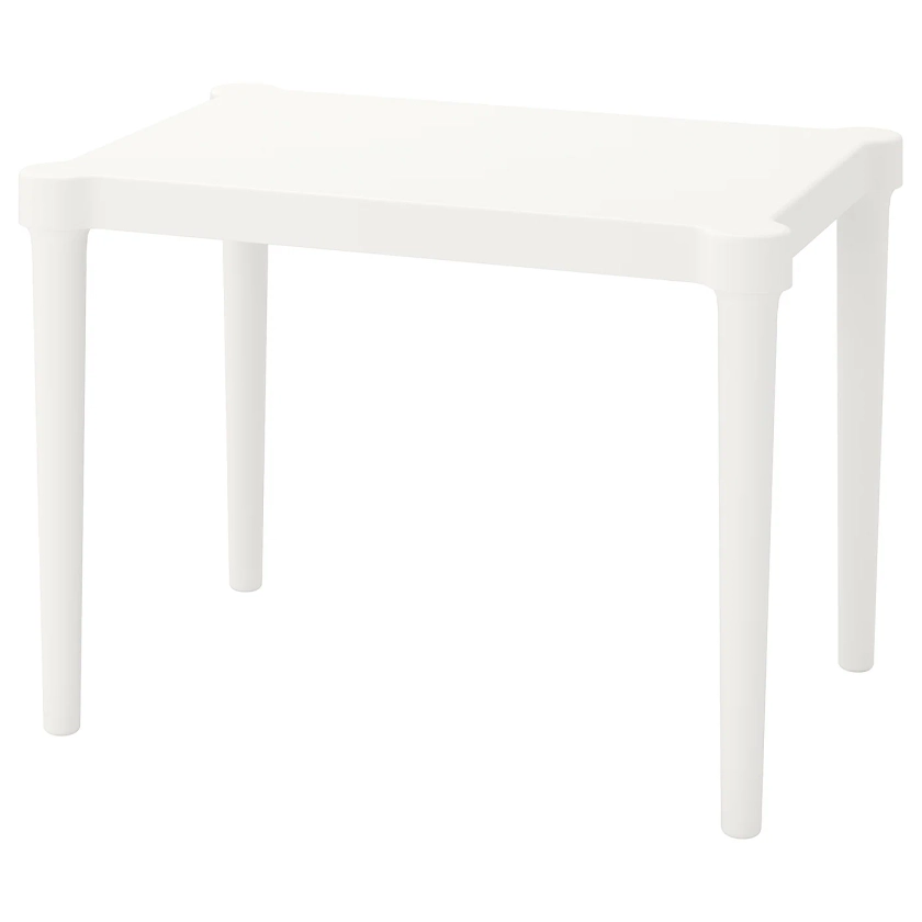 UTTER children's table, indoor/outdoor/white - IKEA