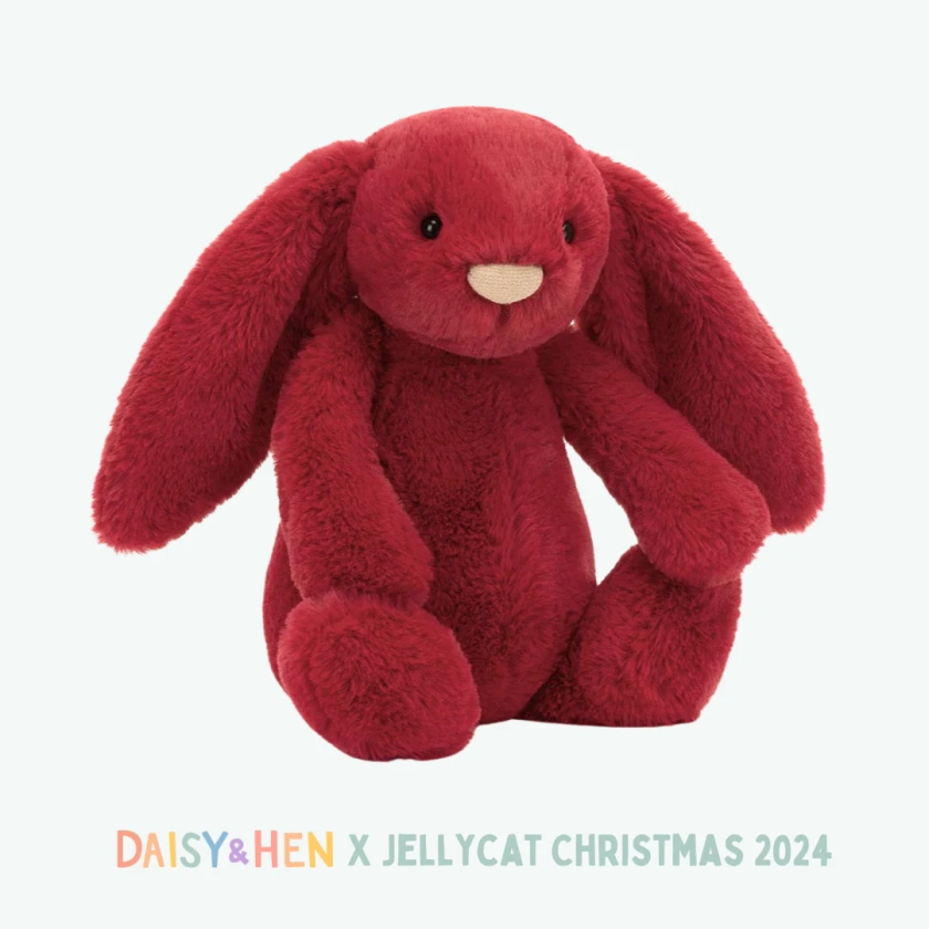 Jellycat Bashful Luxe Bunny Scarlett Original