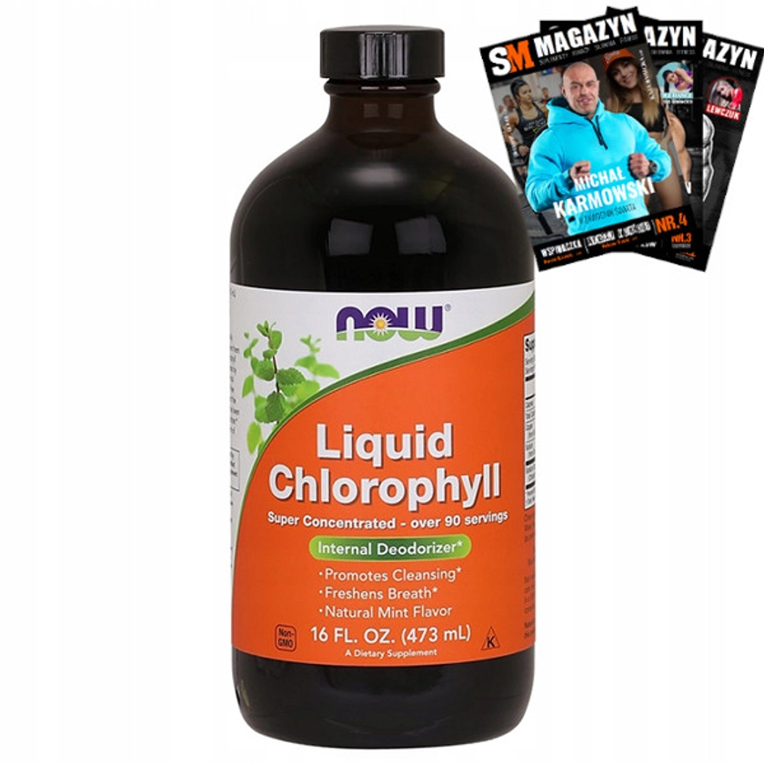 NOW FOODS CHLOROPHYLL TEKUTÝ CHLOROFYL 473ml