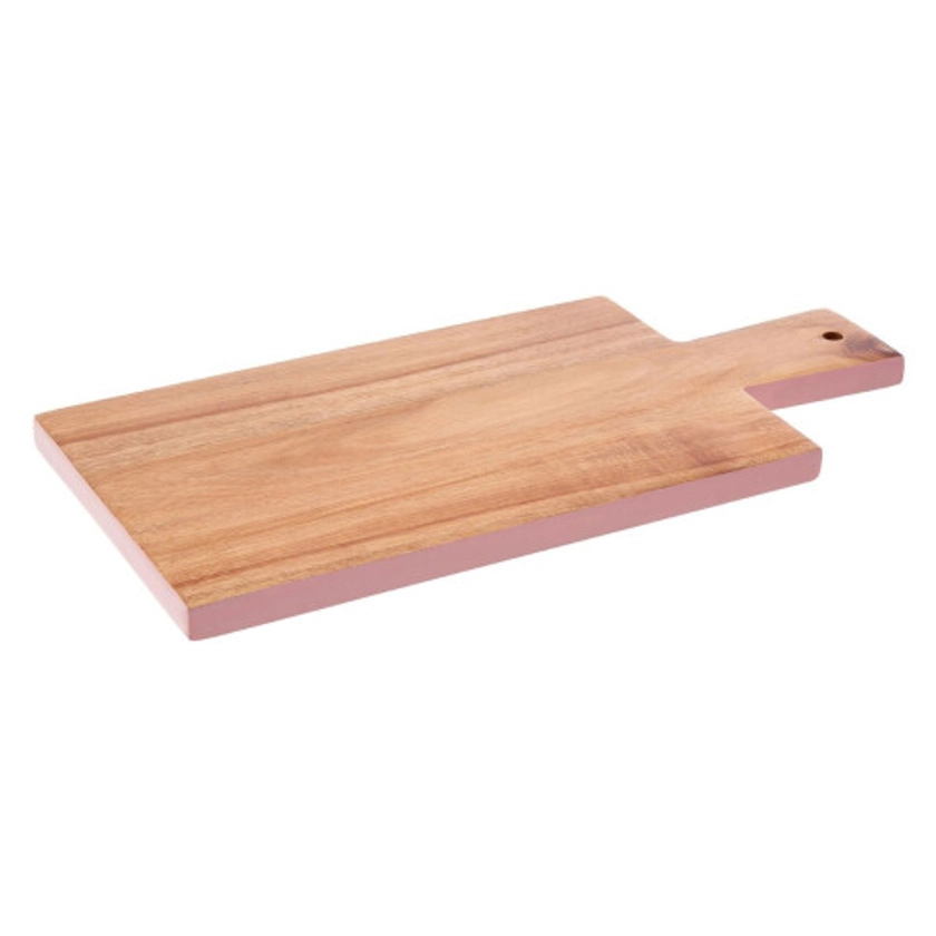 Socorro Rectangular Pink Edge Chopping Board on OnBuy