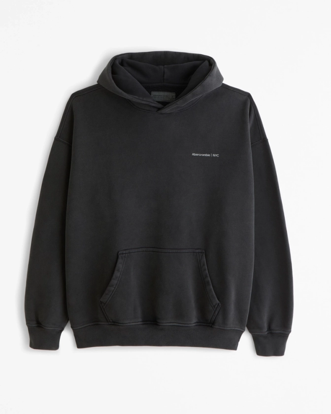 Men's Small-Scale Logo Popover Hoodie | Men's Tops | Abercrombie.com