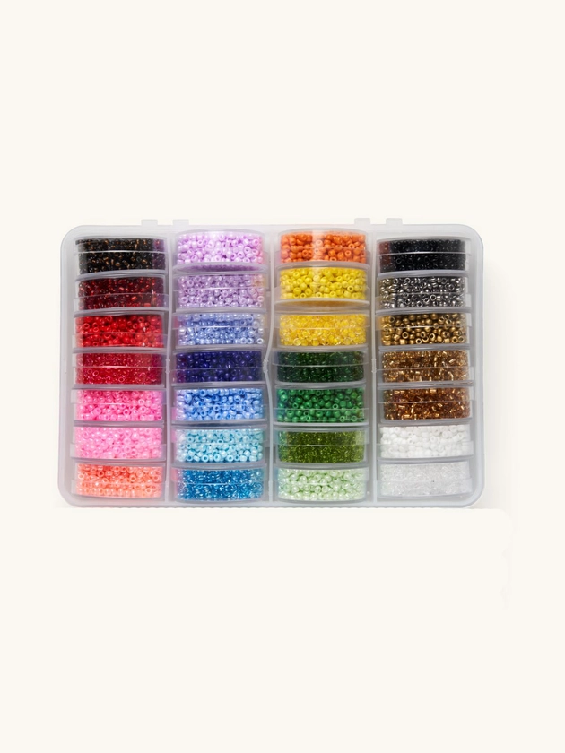 Lot de perles | 28 couleurs. | Multi