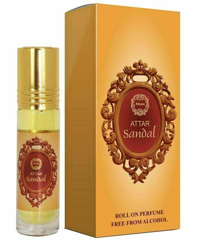AHSAN SANDAL ATTAR Roll On Perfume Oil 8ML