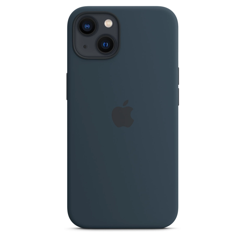 iPhone 13 Silicone Case with MagSafe - Abyss Blue