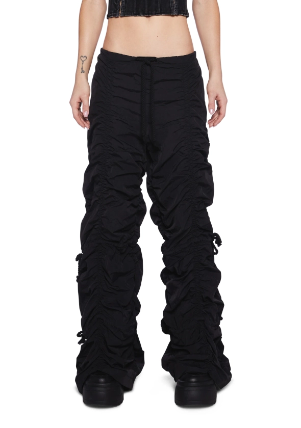 Pitch Gathered Parachute Pants